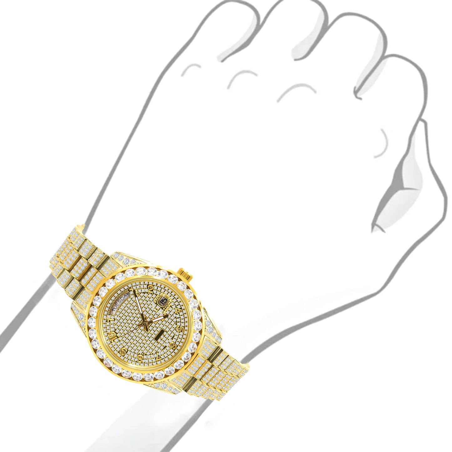 LICENTIOSUS CRYSTAL WATCH