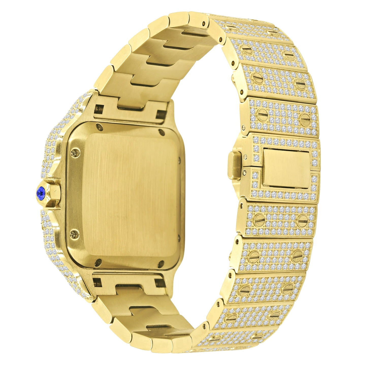 PERMEATE MOISSANITE STEEL WATCH ICED AUTOMATIC HIP HOP