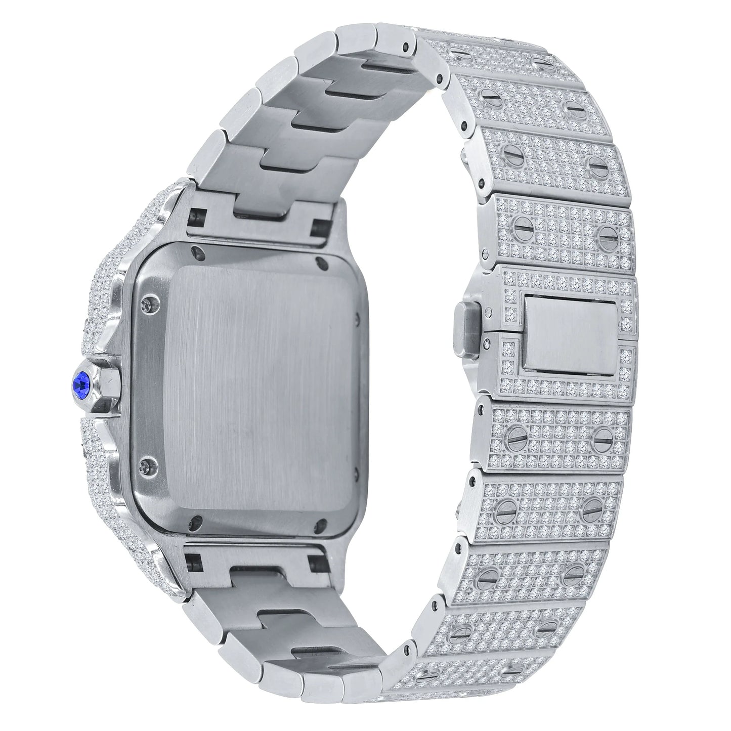 PERMEATE MOISSANITE STEEL WATCH I 590041 - Hip Hop Fashion Men's Watch