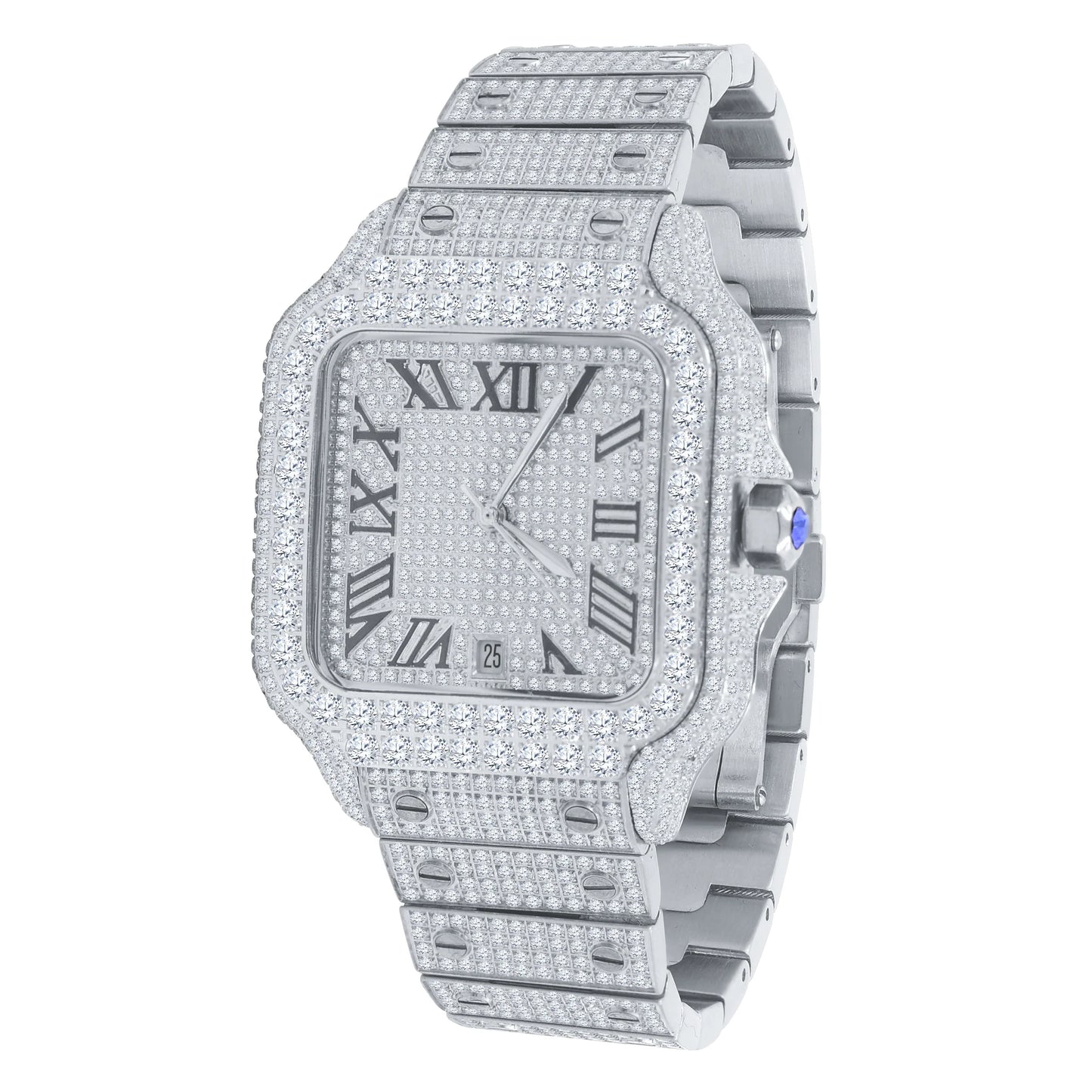 PERMEATE MOISSANITE STEEL WATCH I 590041 - Hip Hop Fashion Men's Watch