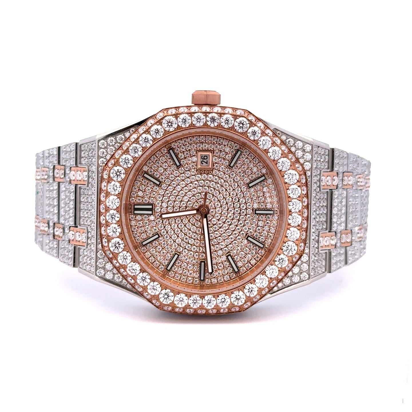Watch Moissanite Lab Diamond VVS Clarity