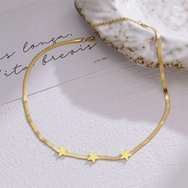 Necklaces Snake Chains Stars Choker