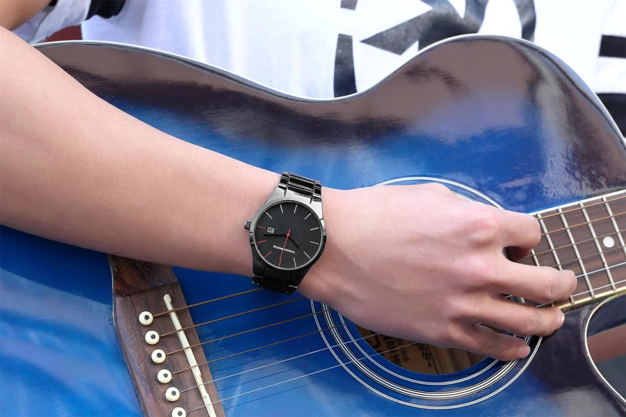 Men's Watch Relojes De Hombre Stainless Steel Quartz Luminous Classic Watches