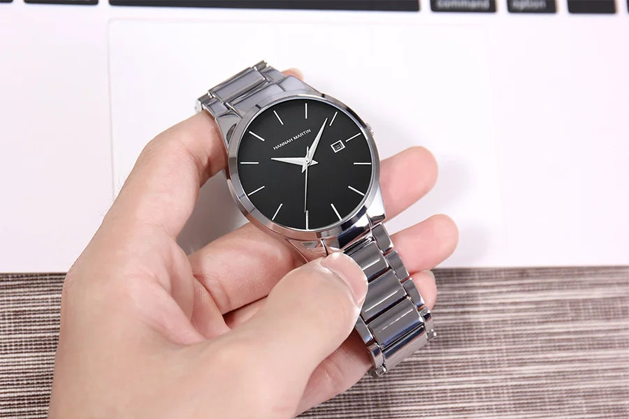 Men's Watch Relojes De Hombre Stainless Steel Quartz Luminous Classic Watches
