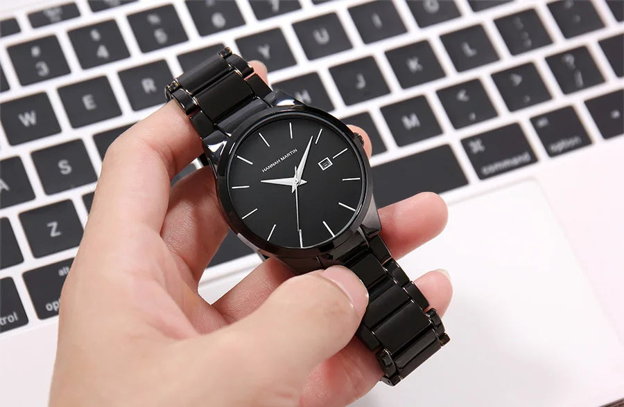 Men's Watch Relojes De Hombre Stainless Steel Quartz Luminous Classic Watches
