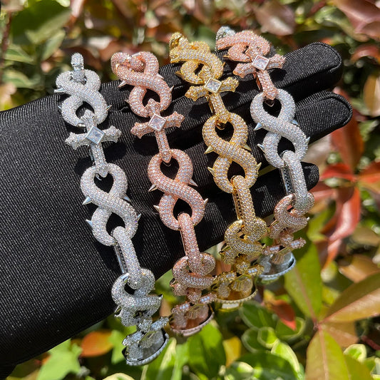 24K Real Gold Plated Bracelet Cuban Link