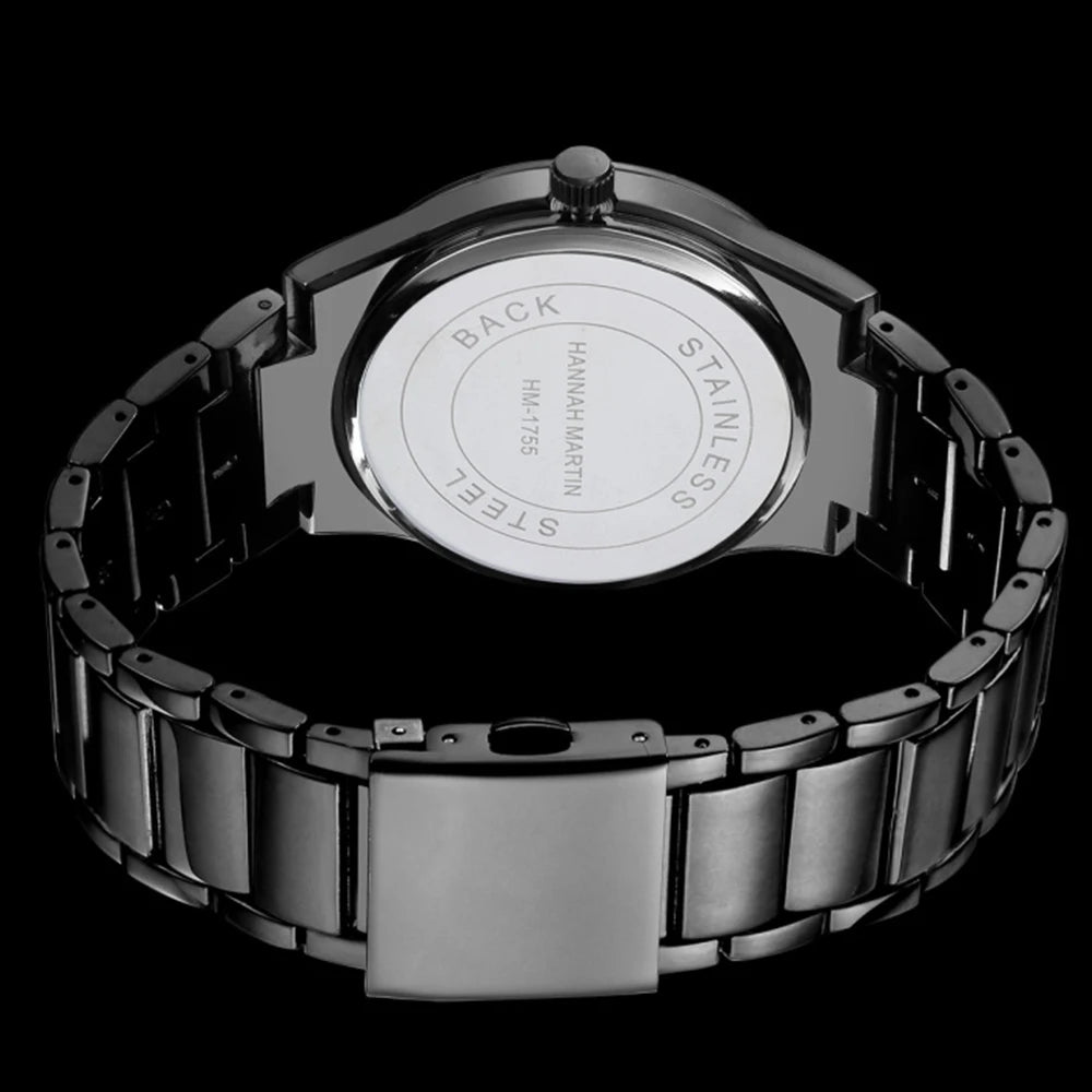 Men's Watch Relojes De Hombre Stainless Steel Quartz Luminous Classic Watches