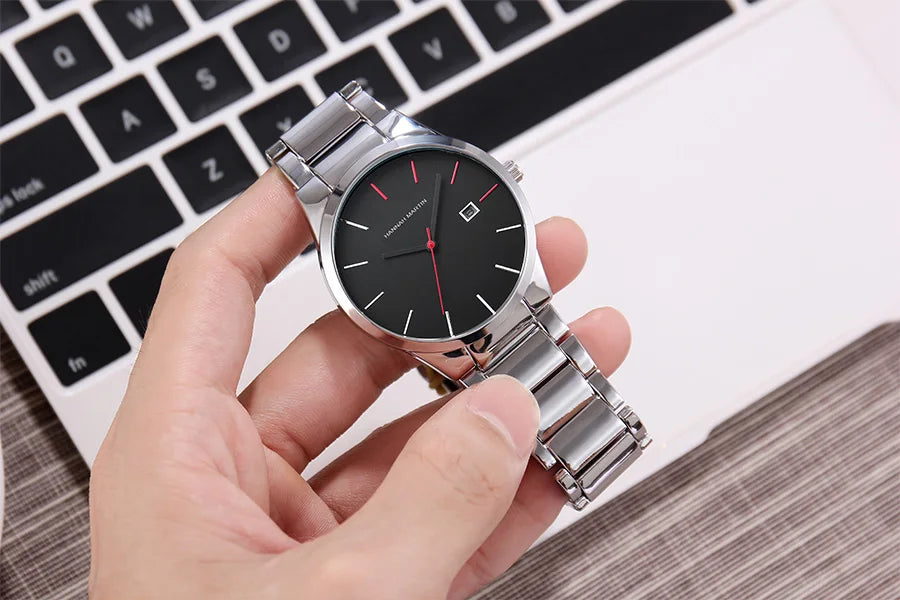 Men's Watch Relojes De Hombre Stainless Steel Quartz Luminous Classic Watches
