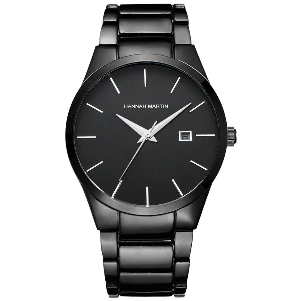 Men's Watch Relojes De Hombre Stainless Steel Quartz Luminous Classic Watches
