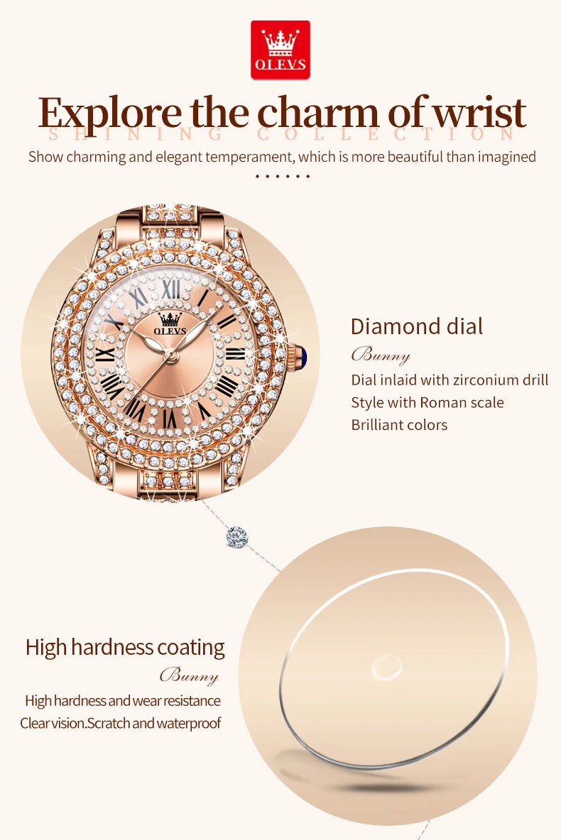 OLEVS Luxury New Women's Watch