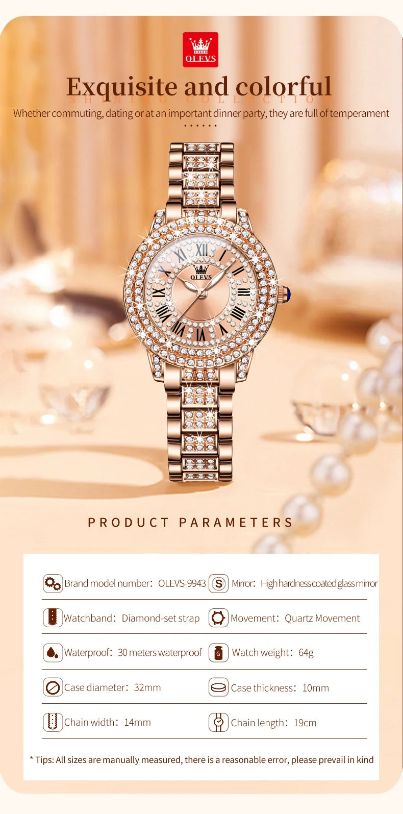 OLEVS Luxury New Women's Watch