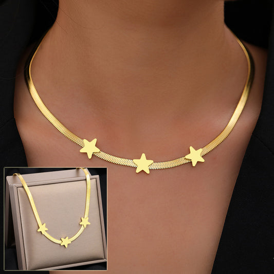 Necklaces  Snake Chains Stars Choker