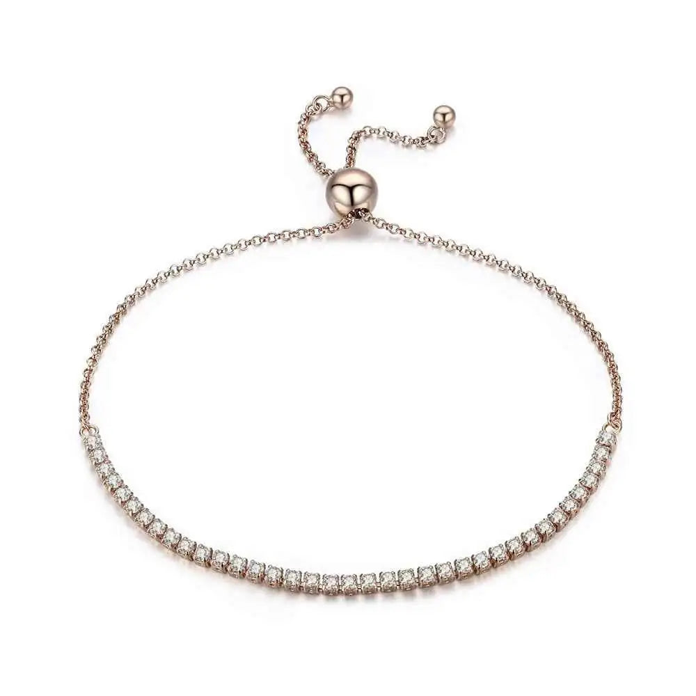 Silver bracelet with small beads on a white background