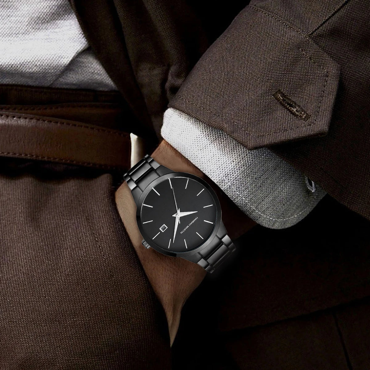 Men's Watch Relojes De Hombre Stainless Steel Quartz Luminous Classic Watches
