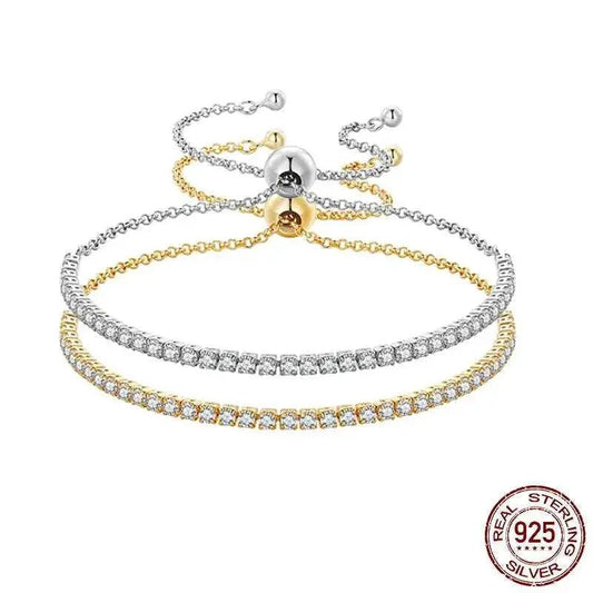 Iced Out Tennis Bracelet – 925 Sterling Silver CZ Bracelet - Jewelry Iced