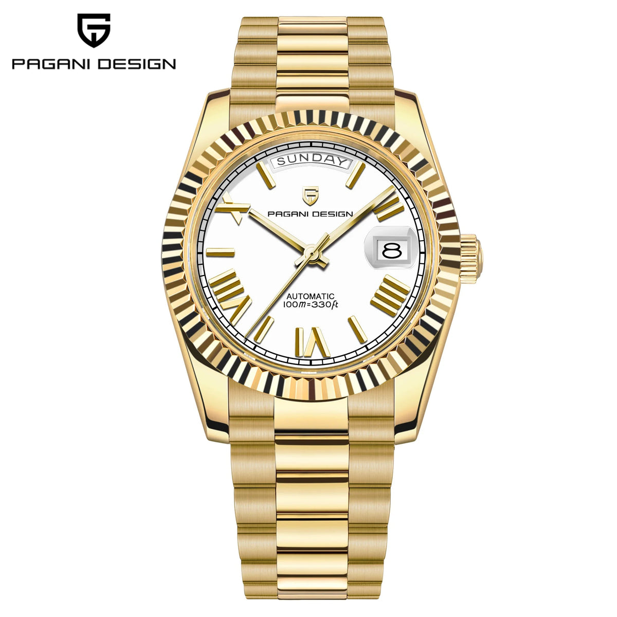 PAGANI DESIGN DD36 Men’s Automatic Watch | AR Sapphire Crystal, 10 Bar - Jewelry Iced