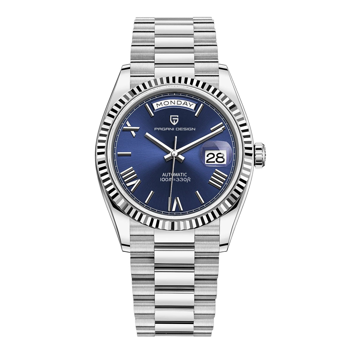 PAGANI DESIGN DD36 Men’s Automatic Watch | AR Sapphire Crystal, 10 Bar - Jewelry Iced