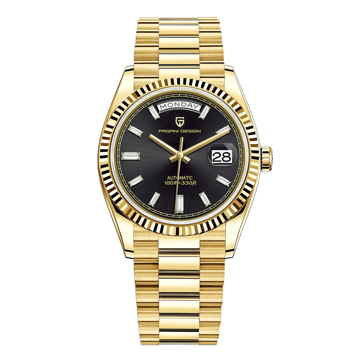 PAGANI DESIGN DD36 Men’s Automatic Watch | AR Sapphire Crystal, 10 Bar - Jewelry Iced