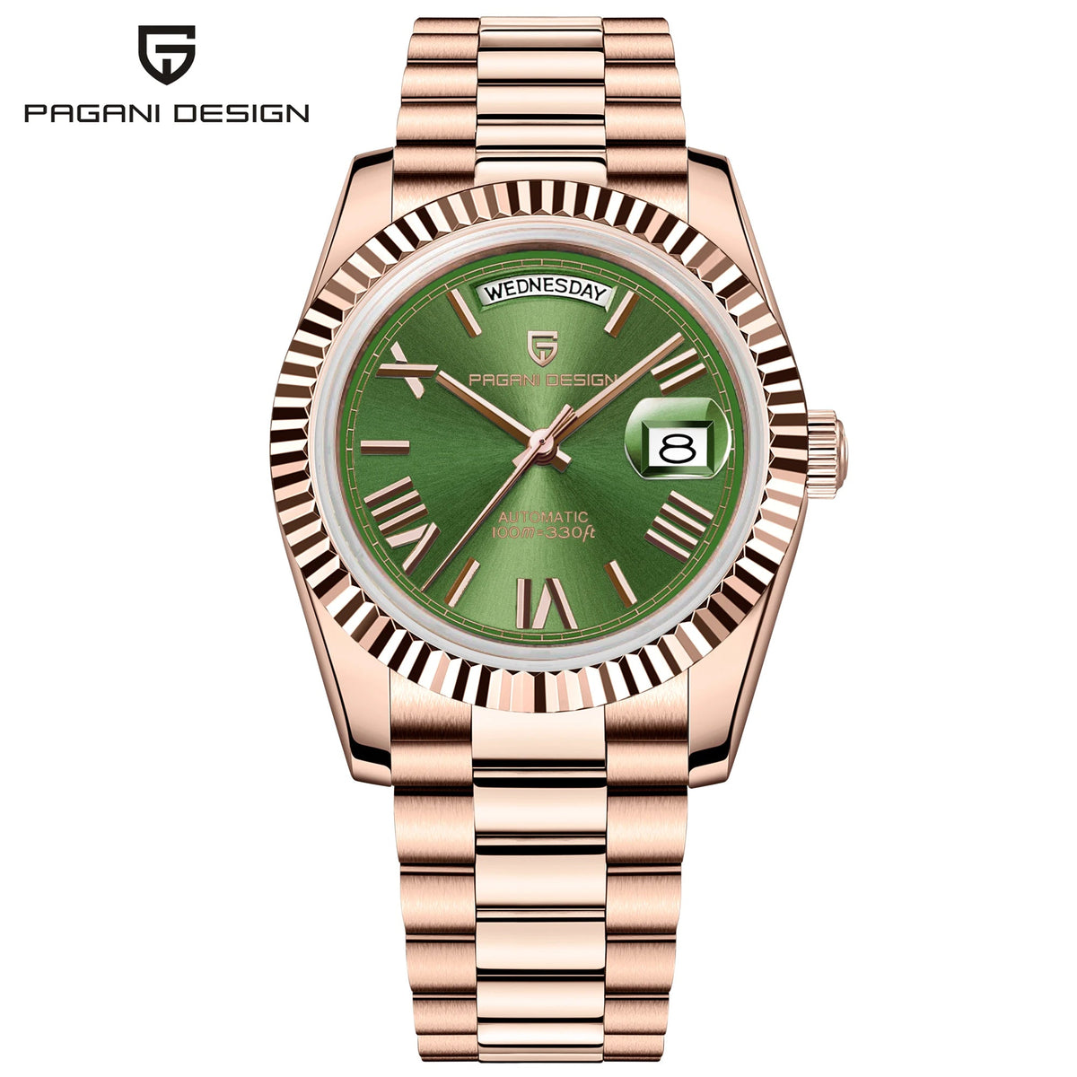 PAGANI DESIGN DD36 Men’s Automatic Watch | AR Sapphire Crystal, 10 Bar - Jewelry Iced