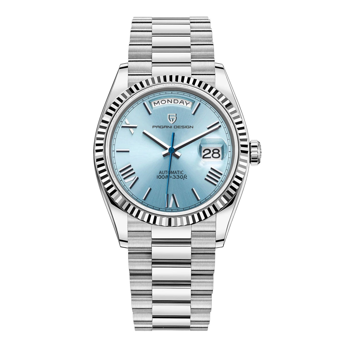 PAGANI DESIGN DD36 Men’s Automatic Watch | AR Sapphire Crystal, 10 Bar - Jewelry Iced