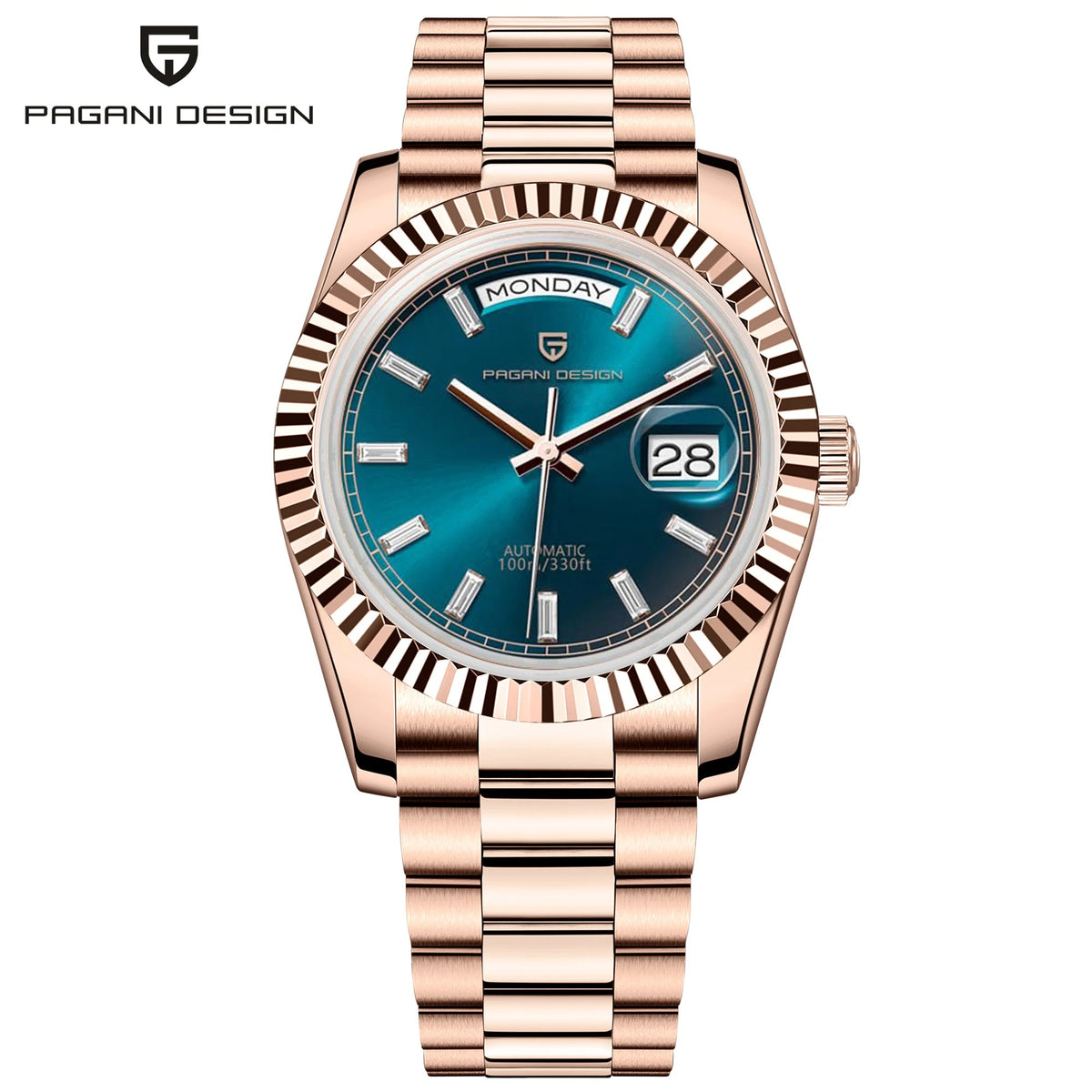 PAGANI DESIGN DD36 Men’s Automatic Watch | AR Sapphire Crystal, 10 Bar - Jewelry Iced